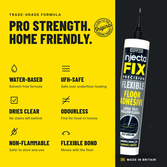 Injectafix Pro 300 ml – hechtlijm voor losse tegels en holle vloeren