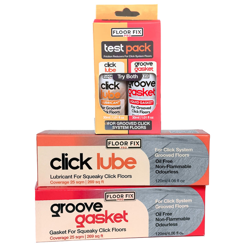 Laad de afbeelding in de Galerij-viewer, Squeaky Repair Kit Floor Click System Floors - Floor Fix Pro Squeaky Floor Repair Products

